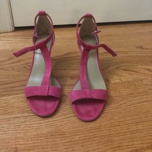 Hot pink shade heels